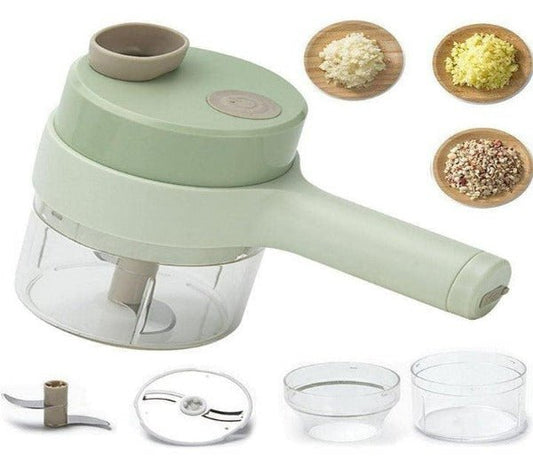 4-in-1 Electric Food Chopper & Vegetable Cutter