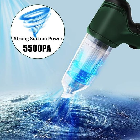 CleanShot™ Pro 2-in-1 Cordless Vacuum Cleaner & Air Blower | Powerful Portable Cleaner for Car, Home & Office
