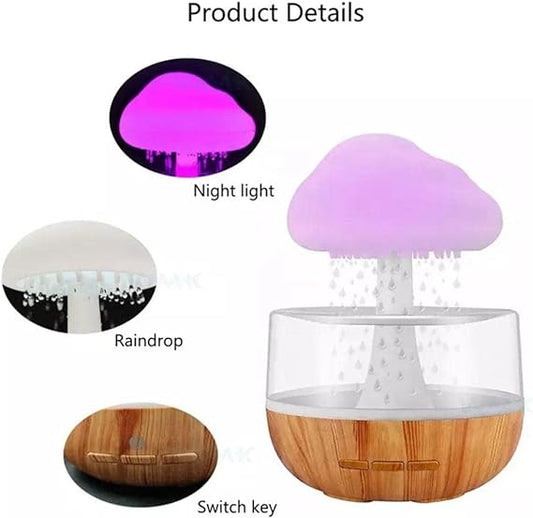 Cloud Rain Humidifier & Essential Oil Diffuser
