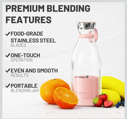 Portable juicer bottle