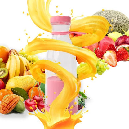 Portable juicer bottle
