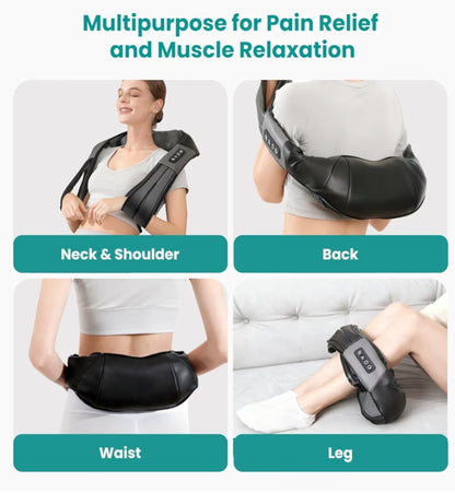 Neck Kneading 3D Shiatsu Neck & Shoulder Massager with Heat
