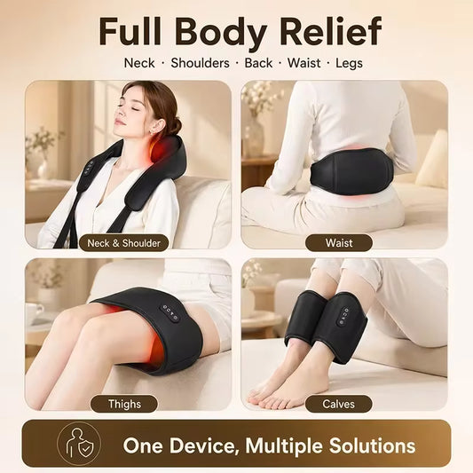 3D Shiatsu Neck & Shoulder Massager with Heat