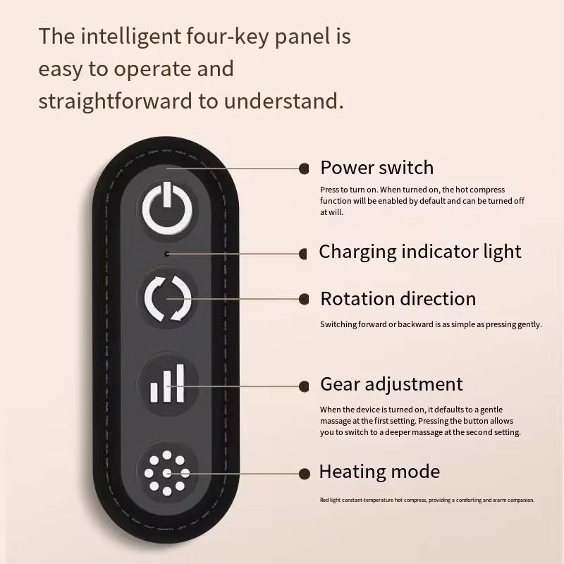 3D Shiatsu Neck & Shoulder Massager with Heat