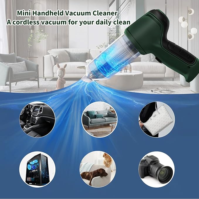 CleanShot™ Pro 2-in-1 Cordless Vacuum Cleaner & Air Blower | Powerful Portable Cleaner for Car, Home & Office