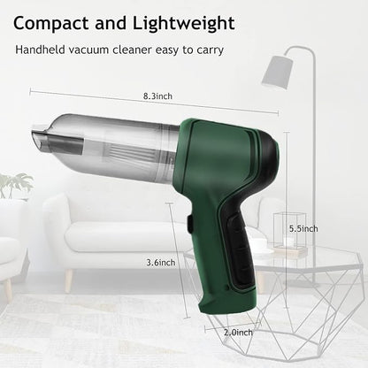 CleanShot™ Pro 2-in-1 Cordless Vacuum Cleaner & Air Blower | Powerful Portable Cleaner for Car, Home & Office