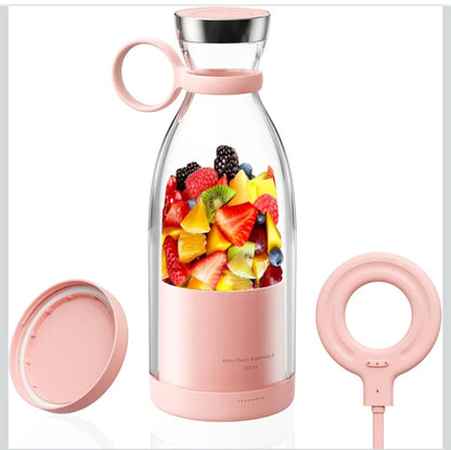 Portable juicer bottle